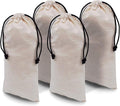 ZENPAC Cloth Shoe Bags for Travel, Washable Breathable Cotton Fabric for Luggage by Zenpac