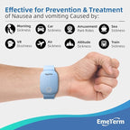 EmeTerm Fashion Anti-Nausea Wristband Relieve Morning Motion Travel Sickness - Image 2