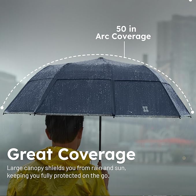 Weatherman - Premium Collapsible Small Travel Umbrella - Windproof, Resists Up - Image 6