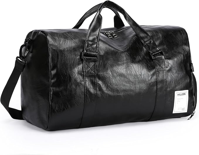Leather Sports Gym Tote Bag by HillDog