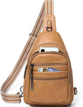 Sling Bag for Women Cross Body Purse Fanny Pack Sling Backpack Vegan Leather by Leresas