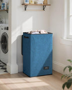 SOLEDI Laundry Hamper with Lid 90L Large & Tall Collapsible Laundry Basket - Image 2