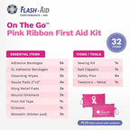 Pink Ribbon First Aid Kit – 2-Pack Compact Travel IFAKs - Image 3