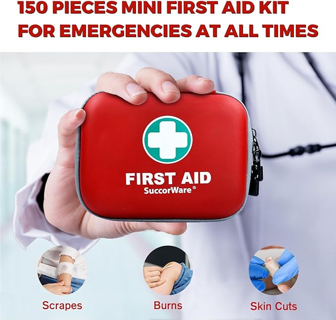 150 Pieces Mini First Aid Kit - Image 5
