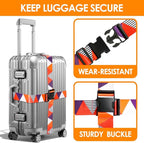 Adjustable Travel Luggage Strap Suitcase Belt Travel Bag Accessories 1.96 in W - Image 3