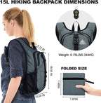 Seektop 15L Small Hiking Backpack - Image 4