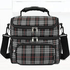 FlowFly Double Layer Cooler Insulated Lunch Bag Adult Lunch Box Large Tote Bag - Image 7