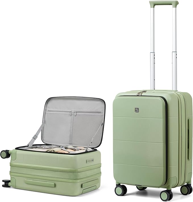 Hanke Hardside Expandable Carry On Luggage, 20 Inch Top Opening Trunk Luggages by Hanke