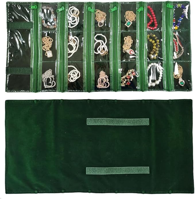 Travel Jewelry Roll Bag Portable Organizer Pouch - Image 4