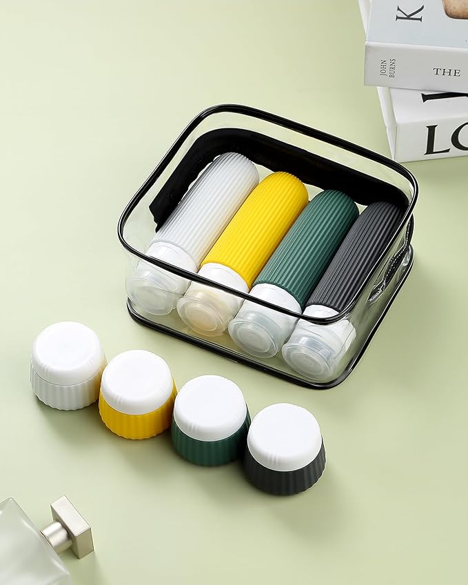 Travel Bottles for Toiletries 8 Pack, Tsa Approved Travel Size Toiletries 3 oz - Image 4