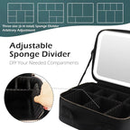 MOMIRA Travel Makeup Bag Cosmetic Bag Makeup Organizer Bag - Image 4