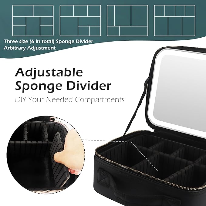 MOMIRA Travel Makeup Bag Cosmetic Bag Makeup Organizer Bag - Image 4