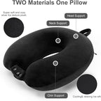 Travel Pillow, Best Memory Foam Neck Pillow Head Support Soft Pillow - Image 2