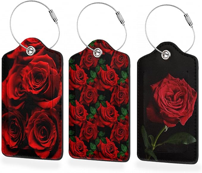 3 Pack Luggage Tag for Suitcase by BUYIDUI