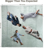 PHF Oversized King Fleece Blanket 120"x120", No Shed No Pilling Big Soft Blanket - Image 6
