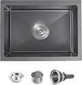 POPFLY 20 Inch Undermount Kitchen Sink, 20×17 Inch 304 Stainless Steel Sink by POPFLY