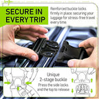 Untethered Ultimate Travel Set: 4 Premium Luggage Straps and 4 Silicone Tags - Image 7