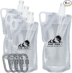 1L Hiking Collapsible Water Bottles by Ancable