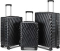 Luggage sets 3 piece with Spinner Wheels, PC Hard Shell Travel Luggage by Unknown