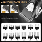 Professional Hair Clipper Set for Men, Barber Kit Clipper and Trimmer Set, Electric Foil Shavers for Men with Travel Case