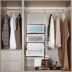 Suitcase Organizer, Travel Luggage Organizer Portable Hanging Travel Shelves - Image 7
