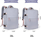 coowoz Large Travel Backpack For Women Men, Carry On Backpack Flight Approved - Image 3