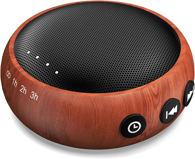 SoundMe Small Sound Machine Brown Noise Machine 30 Soothing Natural Sounds Rain by SoundMe