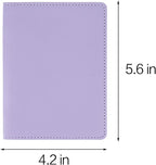 2 Pack Passport covers and Vaccine Card Holder PU Leather Passport Wallet - Image 2