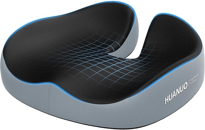 HUANUO Seat Cushion for Office Chairs, Extra Large Desk Chair Cushion for Back by HUANUO