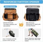 Vomgomfom Wheeled Collapsible Duffel Bag, 110L-140L Expandable Checked Luggage - Image 3