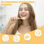 NICEMOVIC 10 Pack Disposable Toothbrushes Bulk - Image 5