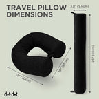 Dot&Dot Twist Memory Foam Travel Pillow - Image 6