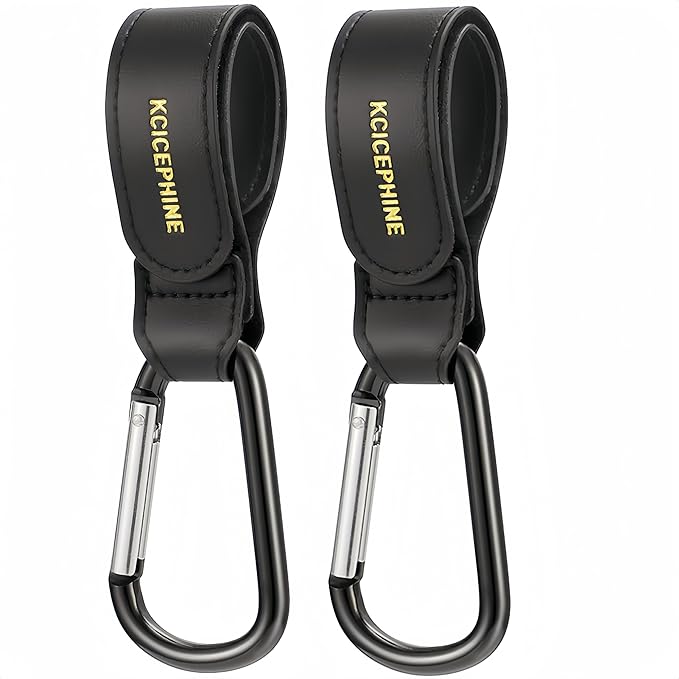 2 Pack Stroller Hooks, Stroller Straps by Kcicephine