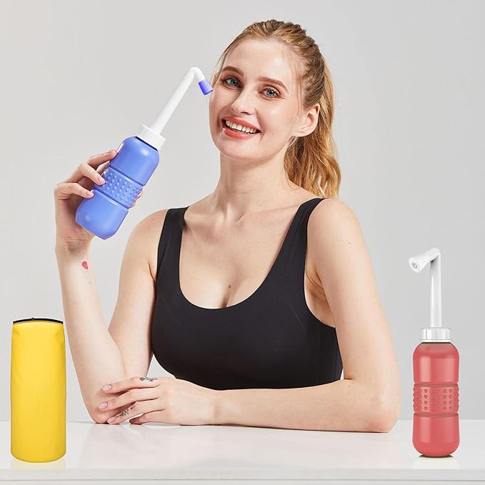 2pcs Portable Bidet Travel Bidet Bottle 450ml Peri Bottle - Image 5