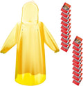 Bruvoalon 6 & 20 Pack Disposable Rain Ponchos by Bruvoalon