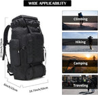 Hiking Backpack for Men 70L/100L Camping Backpack Military Rucksack Molle 3 - Image 5