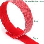 Cable Ties 180PCS, 4+6+8+10 inch Reusable Multi-Colour Cable Ties Wire Ties - Image 3