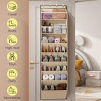 Over the Door Shoe Organizer for Closet, Shoes Rack - Image 2