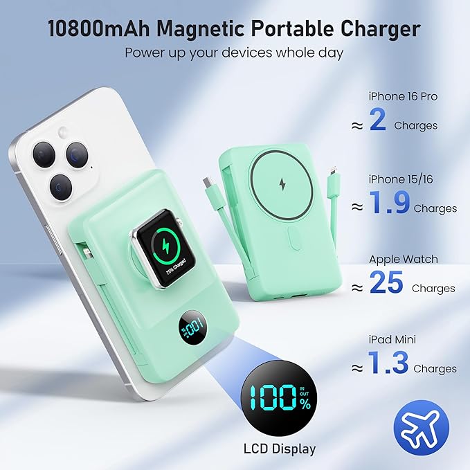 Magnetic Portable Charger for iPhone - Image 2