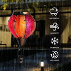 Colorful Hot Air Balloon Solar Lantern - Image 7