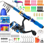 Kilitn Kids Fishing Rod, 1.5M 61Inch 4.92Ft Portable Telescopic Fishing Pole by Kilitn