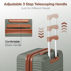 SHOWKOO Luggage Sets 3 Piece Hardside Expandable Suitcase - Image 5
