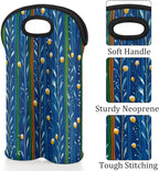 Neoprene Wine Tote, Bottle Carrier Gag Insulating Neoprene Thicker, Insulated - Image 3
