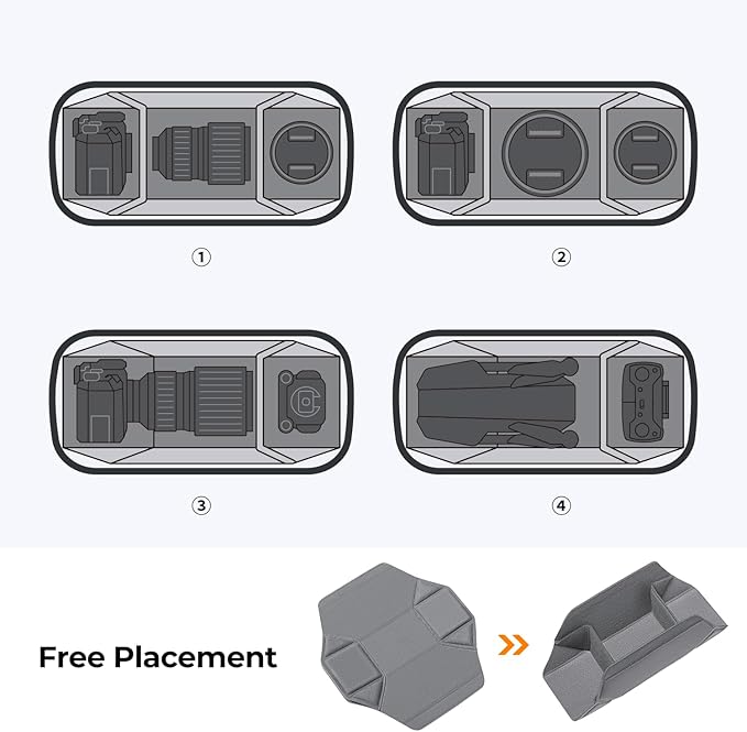 K&F Concept 2 in 1 Sling Bag Everyday Shoulder Bag & Multifunction Photography - Image 3