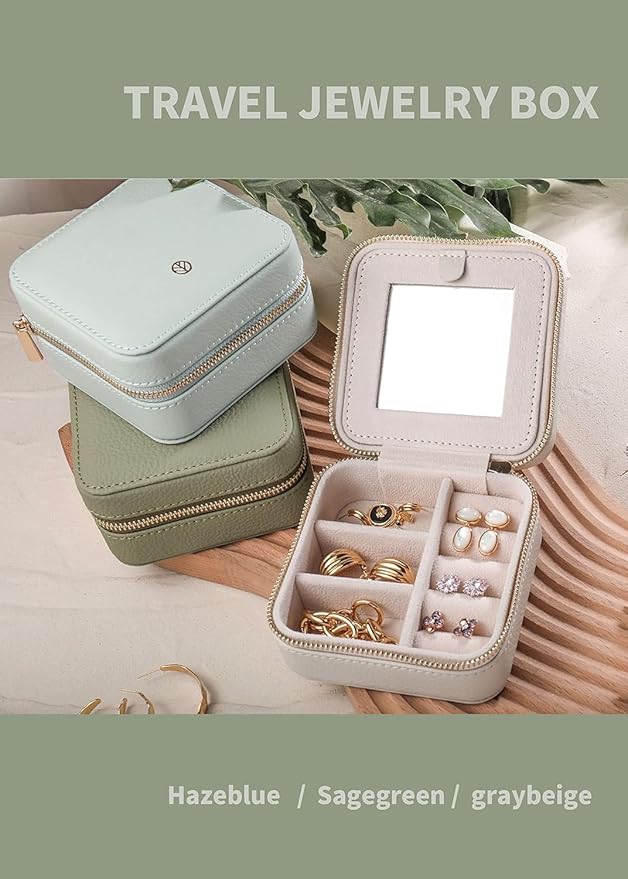 S.Leaf Travel Jewelry Organizer Travel Jewelry Boxes - Image 6
