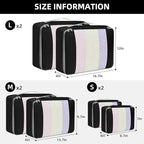 BAGAIL 6 Set/8 Set/10 Set Packing Cubes Various Sizes Packing Organizer - Image 3