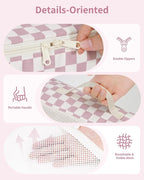 Narwey 7 Set Checkered Packing Cubes - Image 4