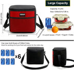 6 Can/5L Lunch Bag for Women Men Portable Lunch Box Small Cooler Bag Soft - Image 4