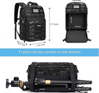 MOSISO Camera Backpack, DSLR/SLR/Mirrorless Photography Tactical Camera Bag Case - Image 4
