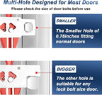 KERUI Door Stop Alarm & Portable Door Lock, Dual Protection Security Door - Image 4